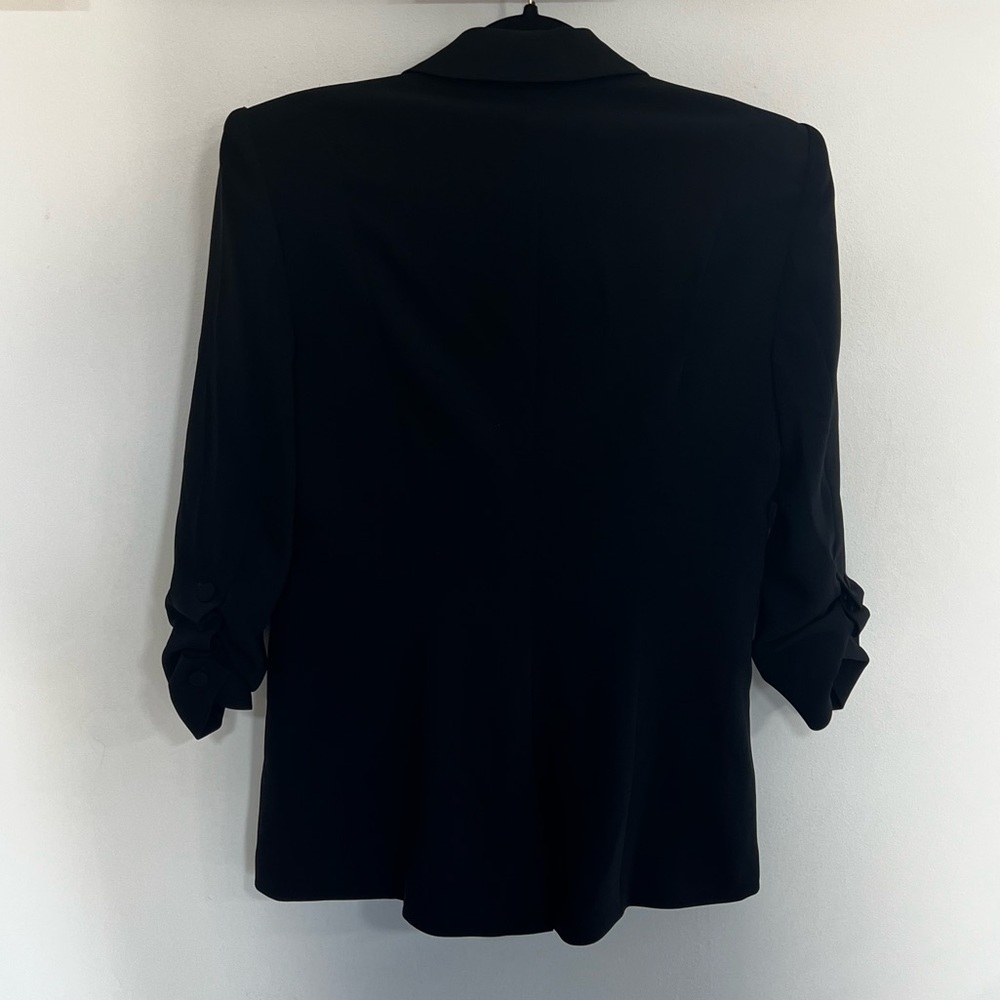 Cinq a Sept Khloe Rushed Sleeve Blazer Jacket - Picture 11 of 16
